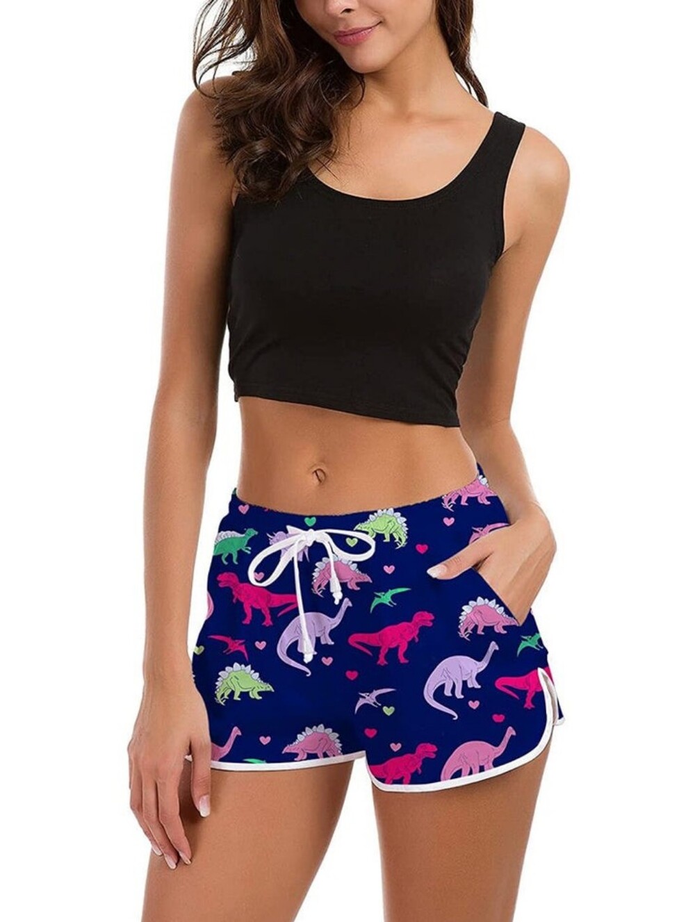 Dinosaur Print Board Shorts